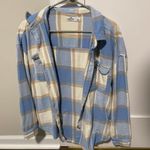 Hollister Boyfriend Fit Blue Flannel Photo 0