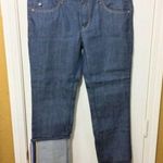 Replay women's size 31 multicolor roll cuff JUSHMANN "Made With Love" dark jeans Blue Photo 0