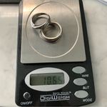 Lot Of 3 Sterling Silver Stacking Band Rings Size 7 Photo 6