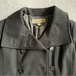 Marc New York  Women’s Wool Blend Belted Overcoat Black Jacket Size 2 Winter Coat Photo 3