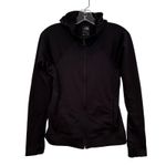 The North Face  Full Zip Hoodie Jacket Women's Small Black FlashDry Activewear Photo 1