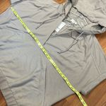 Heyson Oversized Short Sleeve Banded Waist Hooded Pullover Sweatshirt V Neck 1X Tan Photo 3