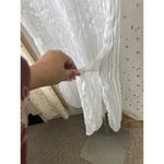 Blush Hint Of NWT Sheer Longline Mother Of Pearl Button Down Tab Sleeves Duster Photo 5