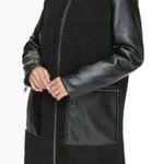 Andrew Marc  Mixed Media Sherpa Coat Sz S NWT Photo 1