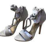 The Mode Collective Mink Sandal in Oyster Suede Size 36 (6) Photo 9