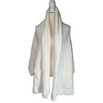 Barefoot Dreams CozyChic Blanket Wrap in Pearl One Size New Womens Cardigan Photo 3