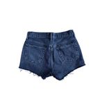AGOLDE Parker Vintage Cut Off Shorts in Crash Black Denim Size 24 #A026-1157 Photo 4