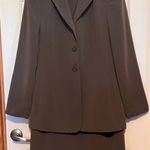Style & Co . Collection Women's Dress Jacket Greenish Brown Size 12 38 1/2" Long Photo 0