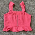 Neon pink crop top Photo 1