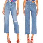 Levi's Premium Big E Ribcage Straight Jeans Haters Gonna Hate Size 26 High Rise Photo 5