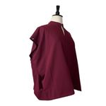 Jaanuu Scrub Top New Aris V-neck Pockets Burgundy Merlot Women’s Plus Size 2X Photo 1