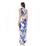 Faithfull the Brand Like New! Faithful the Brand Nicola Maxi Dress in Termini Floral Blue, size XL Photo 2