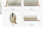 CLUTCH TASES CROSSBODY WEDDING PURSES EVENING Silver Photo 5