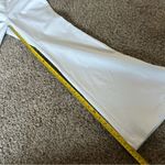 INC International Concepts Bright White Trousers High Rise Flare Sz 4 Photo 2