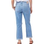 Paige NWT Brigitte Boyfriend Skinny Jeans Destructed Denim Size 26 Photo 1