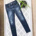 American Eagle Distressed Mid Rise Skinny Jean Photo 2