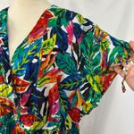 Ralph Lauren New LAUREN  Women's‎ 3X Swim Cover Up Dress Multicolor Leaf Print Photo 3