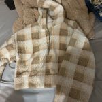 Arizona  cropped flannel sweatshirt Photo 0