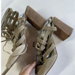 Kensie Shoes Womens Size 8.5 Suede Block Heel Sandals Strappy Lace Up Gladiator Photo 8