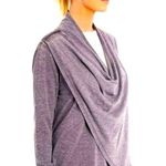 Marika Yoga Balance Draped Pullover Wrap Gym Workout Gray Sz L Size L Photo 0