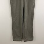 Cherokee Vintage Y2K Khaki Olive Green Denim Utility Straight Leg Bib Overalls Photo 4
