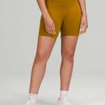 Lululemon EVERLUXNWOT Wunder Train High-Rise Short 6"Gold Spice Photo 2