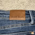 Judy Blue  Kick Flare Jeans Womens 11 30 Medium Wash Ankle Stretch Frayed Hem Photo 8