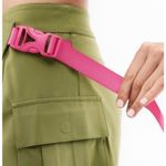 Fabletics Jillian Olive Green Pink Lightweight Wrap Skirt Utility Athletic Sz M Photo 2