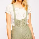 Free People  cottagecore eyelet button up bohemian Kidcore short romper NWT  6 Photo 0
