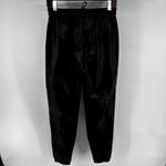 ZARA  Faux Leather Cargo Jogger Pants Drawstring Pockets Casual Black XSmall Photo 5
