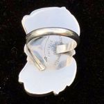 Navajo Handmade Ring 925 Silver Tuquoise sz 7 Artist Signed Peterson Johnson Photo 8