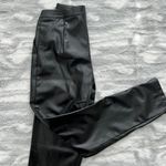 Princess Polly Love Club Pants Black Faux Leather Photo 3