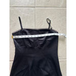 Vintage Dress Womens 2 Black Slip Satin Corset Whimsigoth 90s Romantic Punk Edgy Photo 5