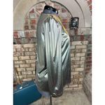 Blouse silver lamee gold lace 1980s shoulder pads Size 12 Photo 8