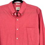 J.Crew  Mens Slim Fit Long Sleeve Button-Down Shirt Salmon Pink Size Large Photo 2