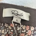 Rails NWT Lara Floral Ruffle Hem Mini Skirt Black Vintage Large Cottage Romantic Photo 7