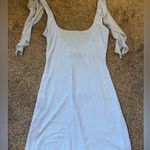 White Fox Boutique White Fox Blue Ruffle Mini Dress Photo 0