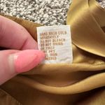 Victoria's Secret  gold silk sleeveless tank top size P Photo 6