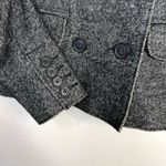 J.Crew  Thandie Stretch Wool Blend Black Gray Marled Tweed Blazer Jacket Womens 6 Photo 3