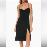 Aritzia  Sunday Best Viola Bustier Midi Dress Black size Large $110 Photo 2