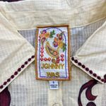 Johnny Was NWOT  Floral Long Sleeves Midi Shirt Dress Cover-Up Size S Photo 9