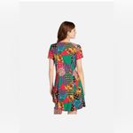 Dangerfield Women’s Multicolor Patchwork Mini Dress Size 8 Vintage Photo 1
