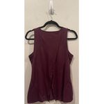 Athleta Spiced Cabernet Foothill Yoga Fitness Burgundy Tank Top Photo 4