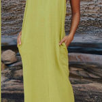 Free People Aspen Linen Maxi Dress, size L Photo 0