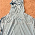 Light Blue Long Sleeve with a hood Size M Photo 2