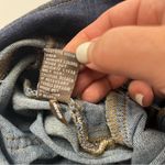 J. McLaughlin  Hastings Jeans High Rise Skinny Sailor Front Gold Snaps‎ Blue 8 Photo 3