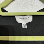 Anthropologie Harlyn Black Twist Front Blouse Sz L Photo 4