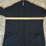 Free People Oversized Black Open Front Wool Blend Cardigan Size xsmall Photo 8