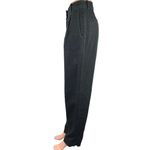Aritzia NEW Antares Black Pleated Straight Leg High Waist Twill Ankle Pants Sz 2 Photo 1