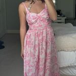 Boutique Gorgeous pink floral maxi dress Photo 1